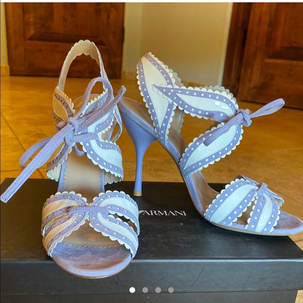 Emporio Armani Lavender Heels